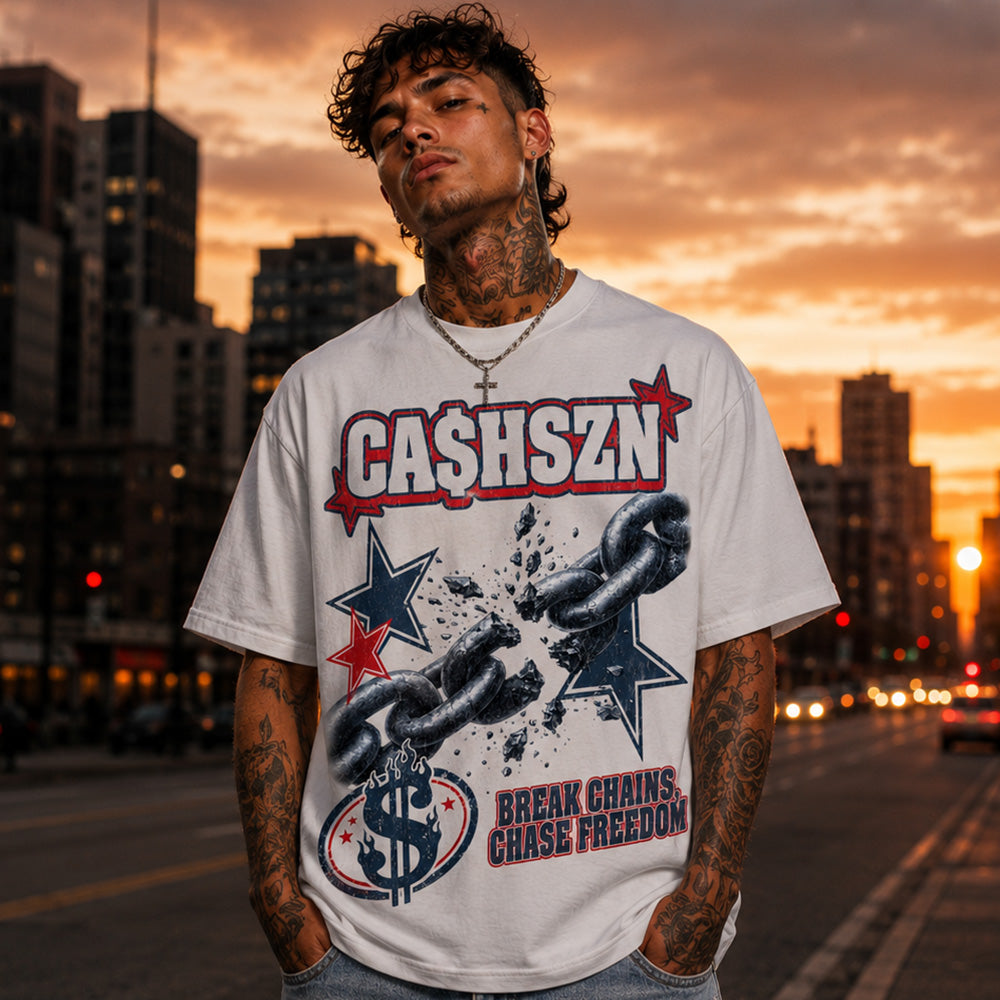 SZN -  Break Chains Society - White Tee
