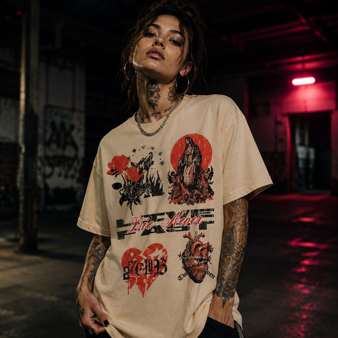 Die Never Images Tee