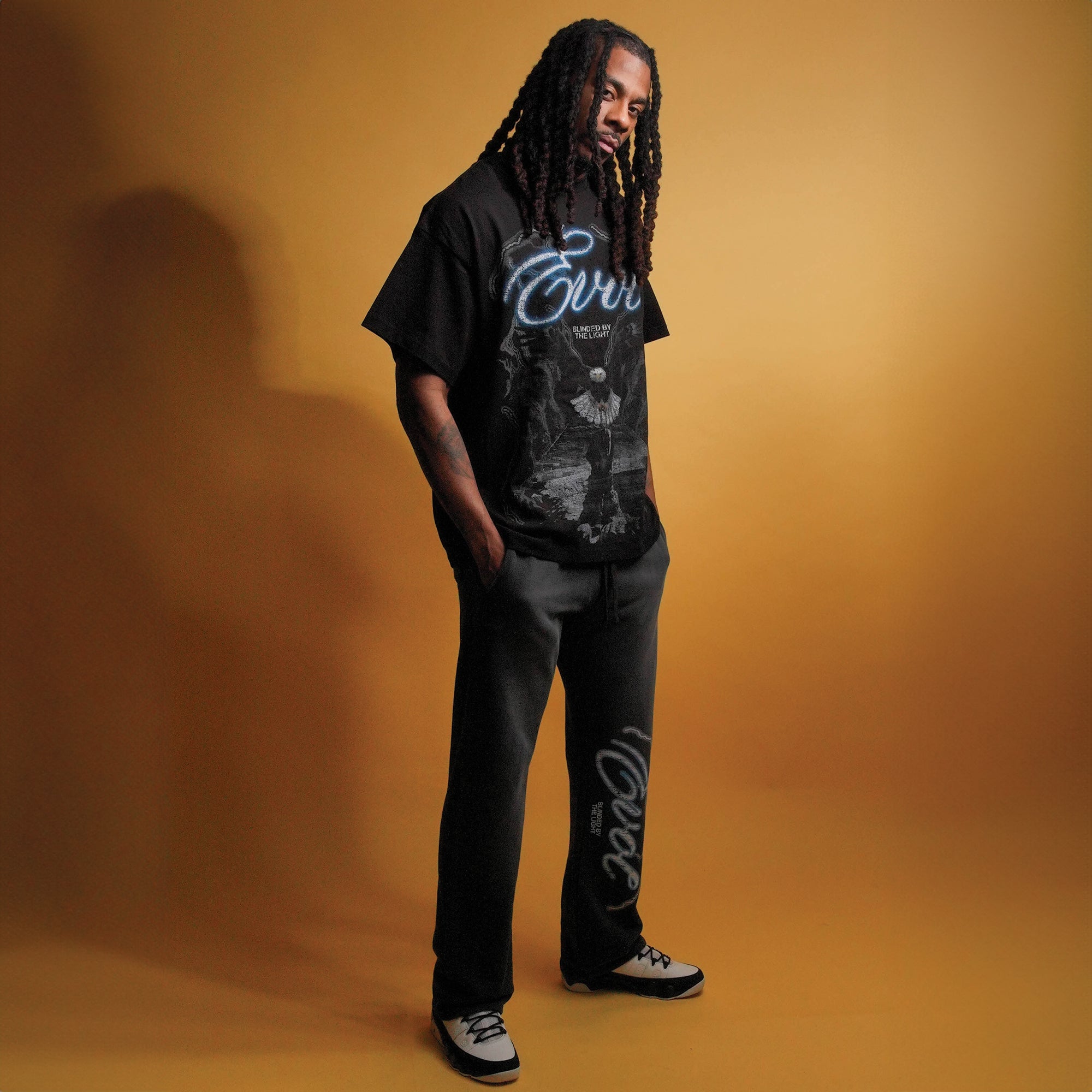 Evol Blinded Straight Leg Sweat Pants