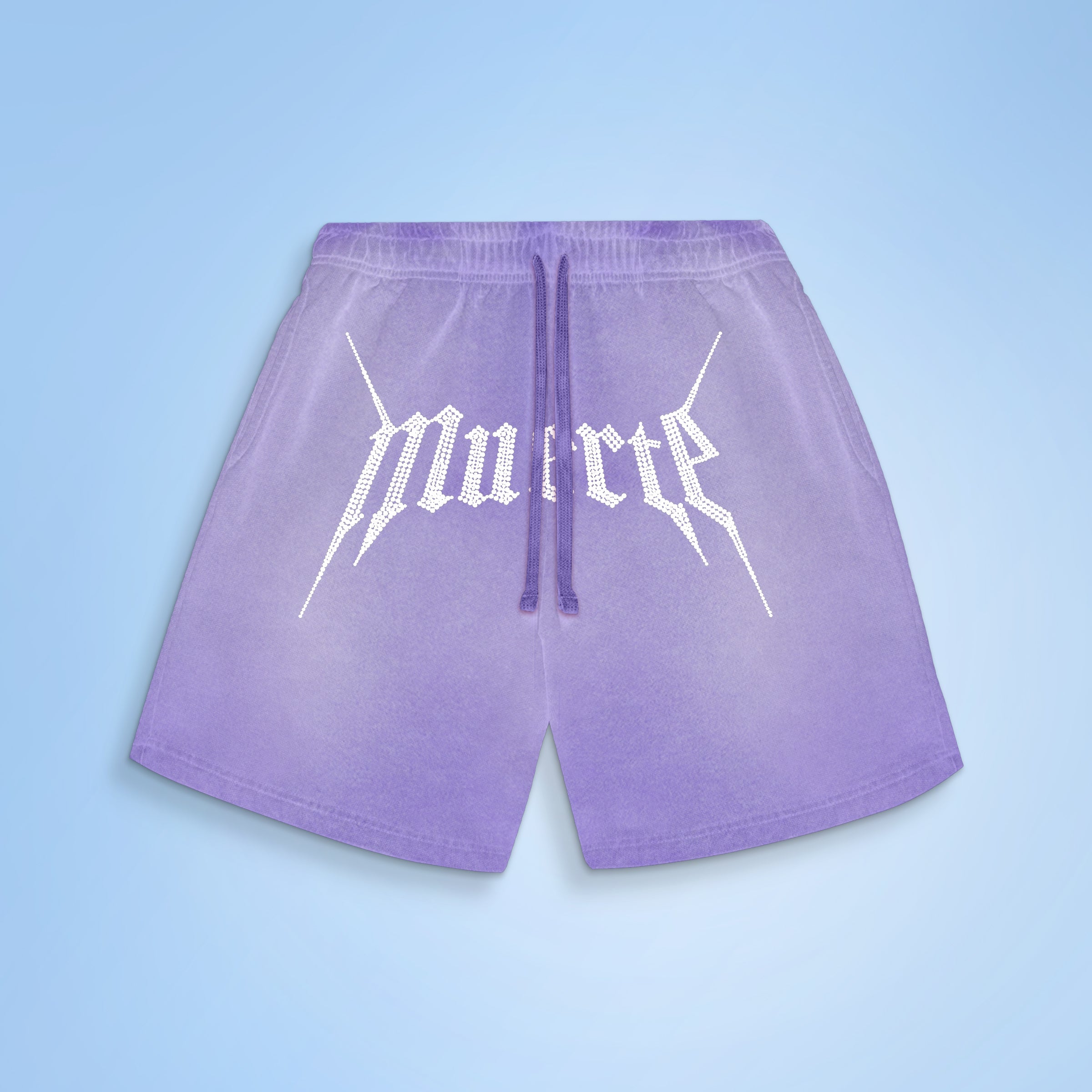 MUERTE ROCK Rhinestone SHORT