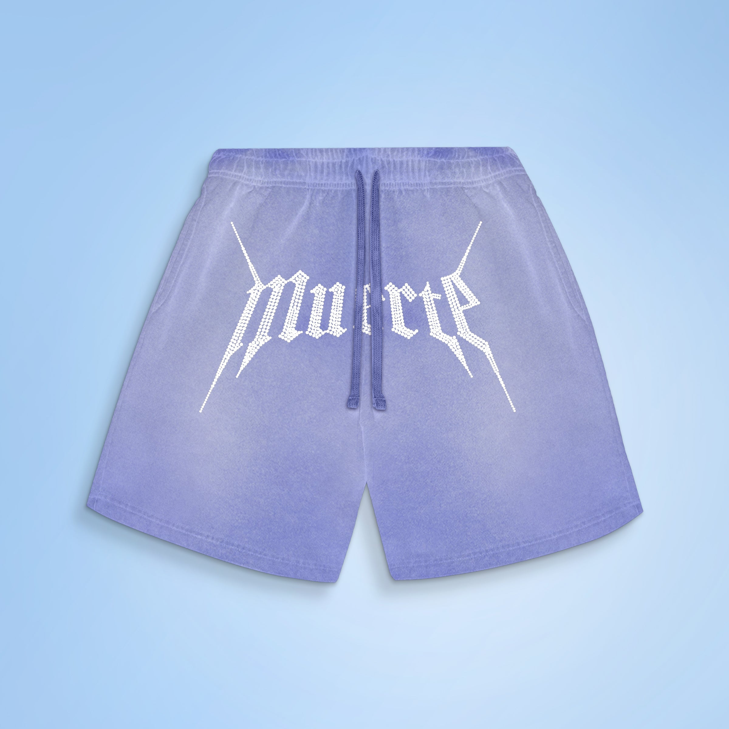 MUERTE ROCK Rhinestone SHORT