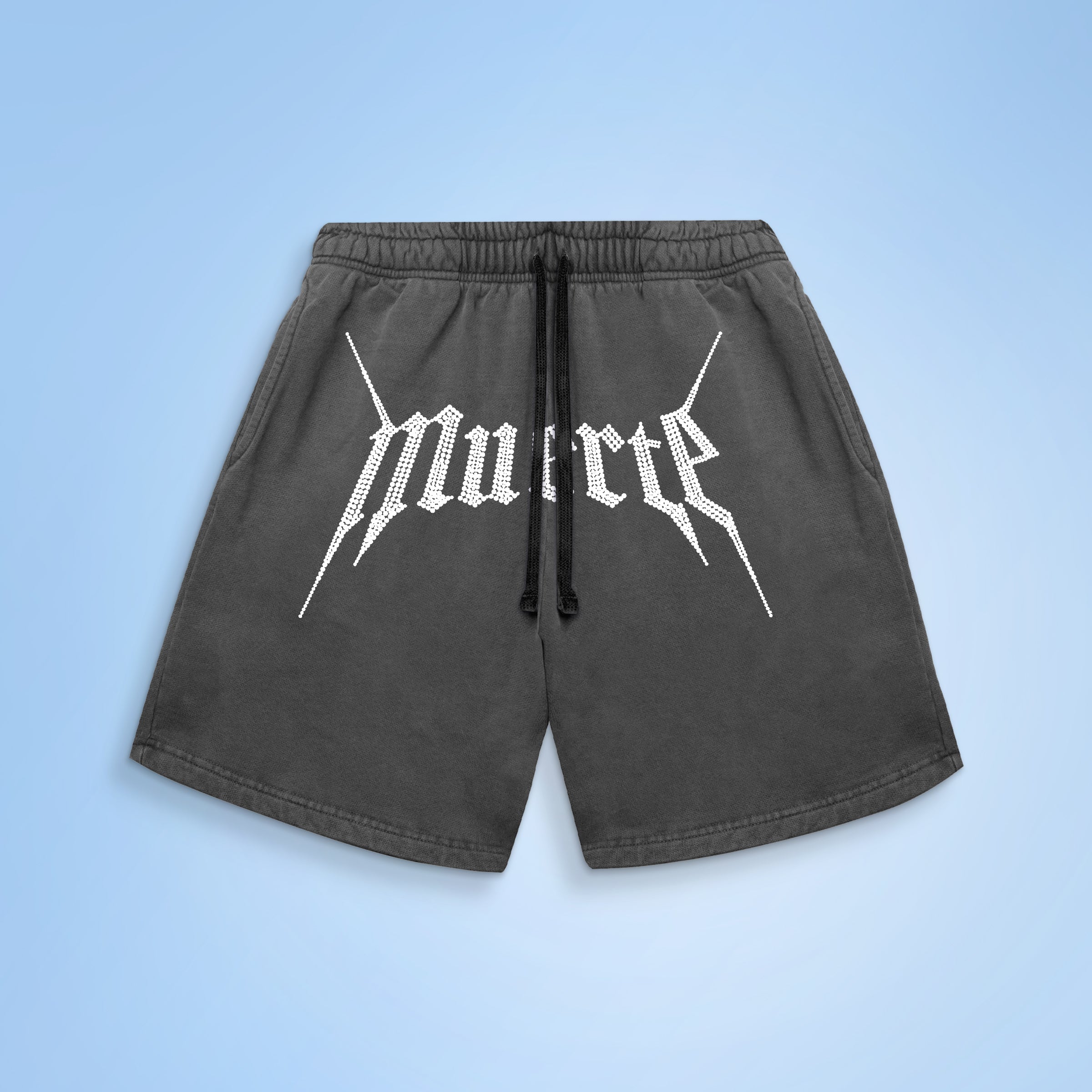 MUERTE ROCK Rhinestone SHORT