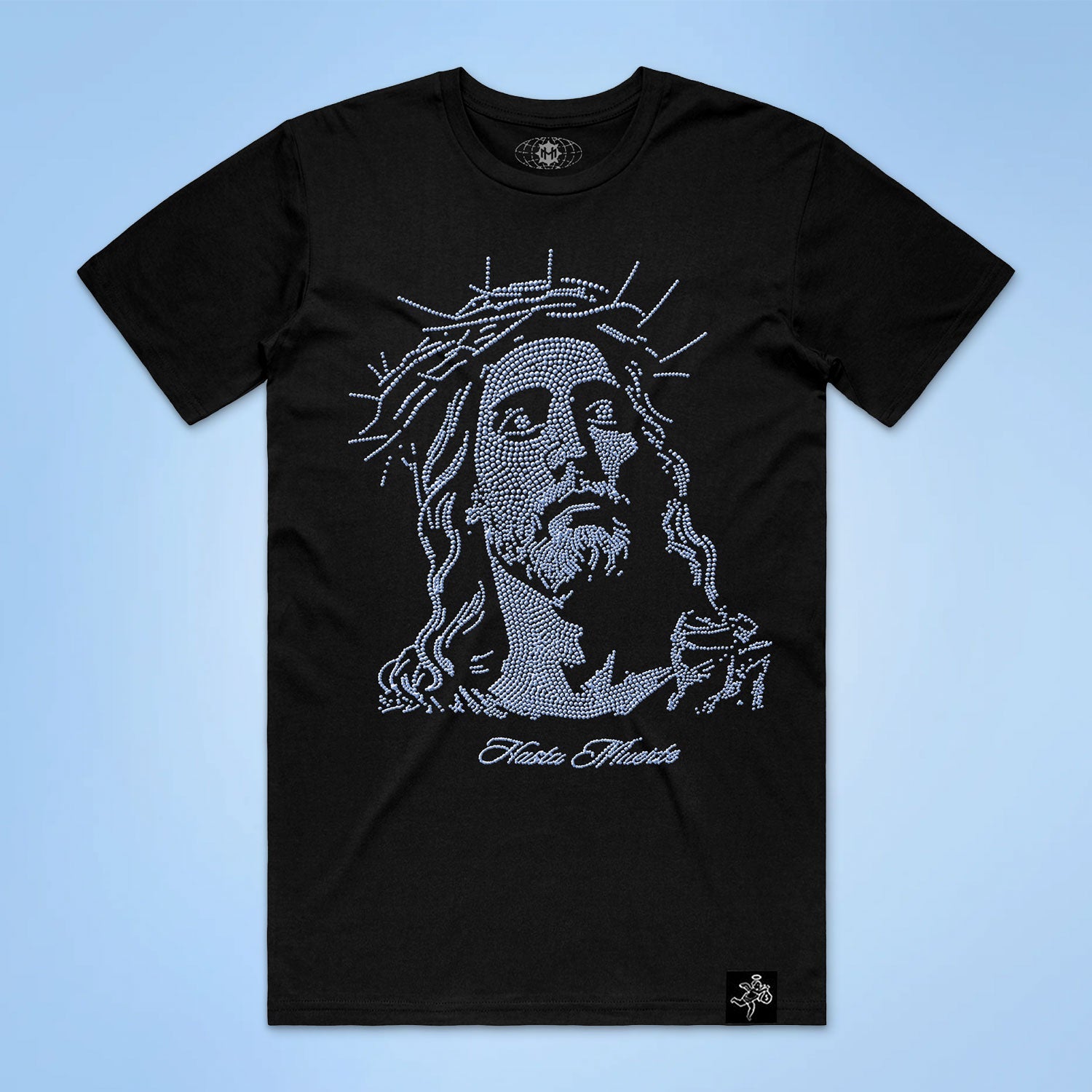 HM Jesus Rhinestone - BLUE
