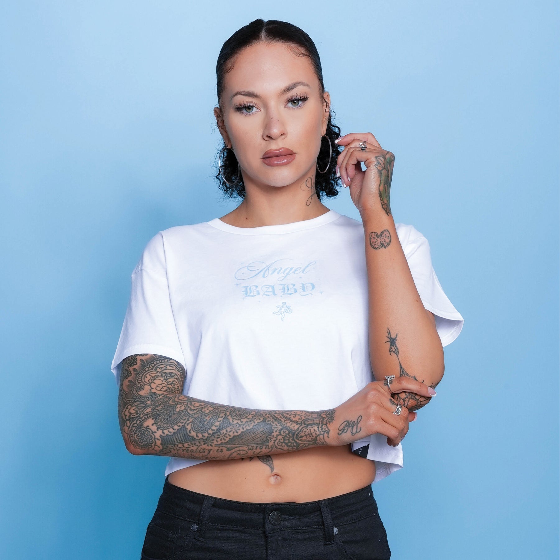 BLUE Angel Baby - Womens Crop