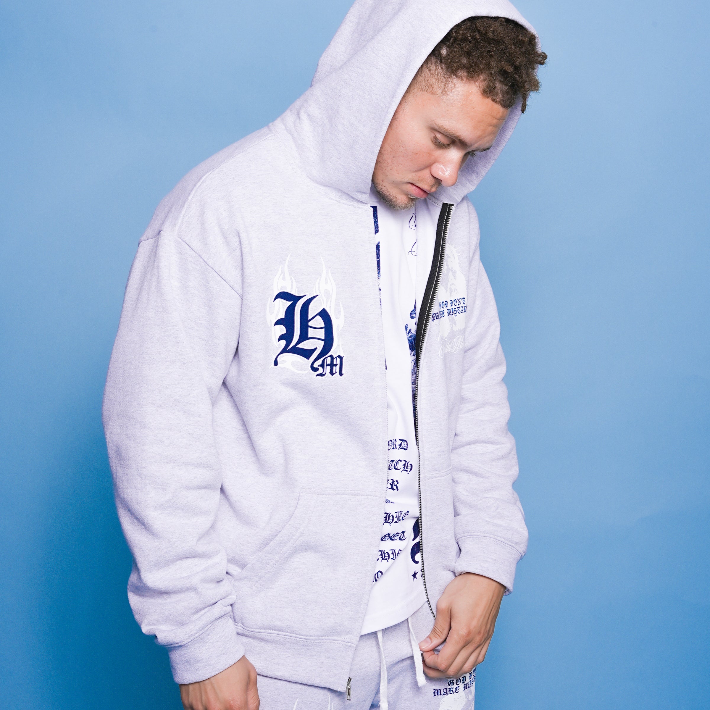 GDMM ZIP HOODY F/B