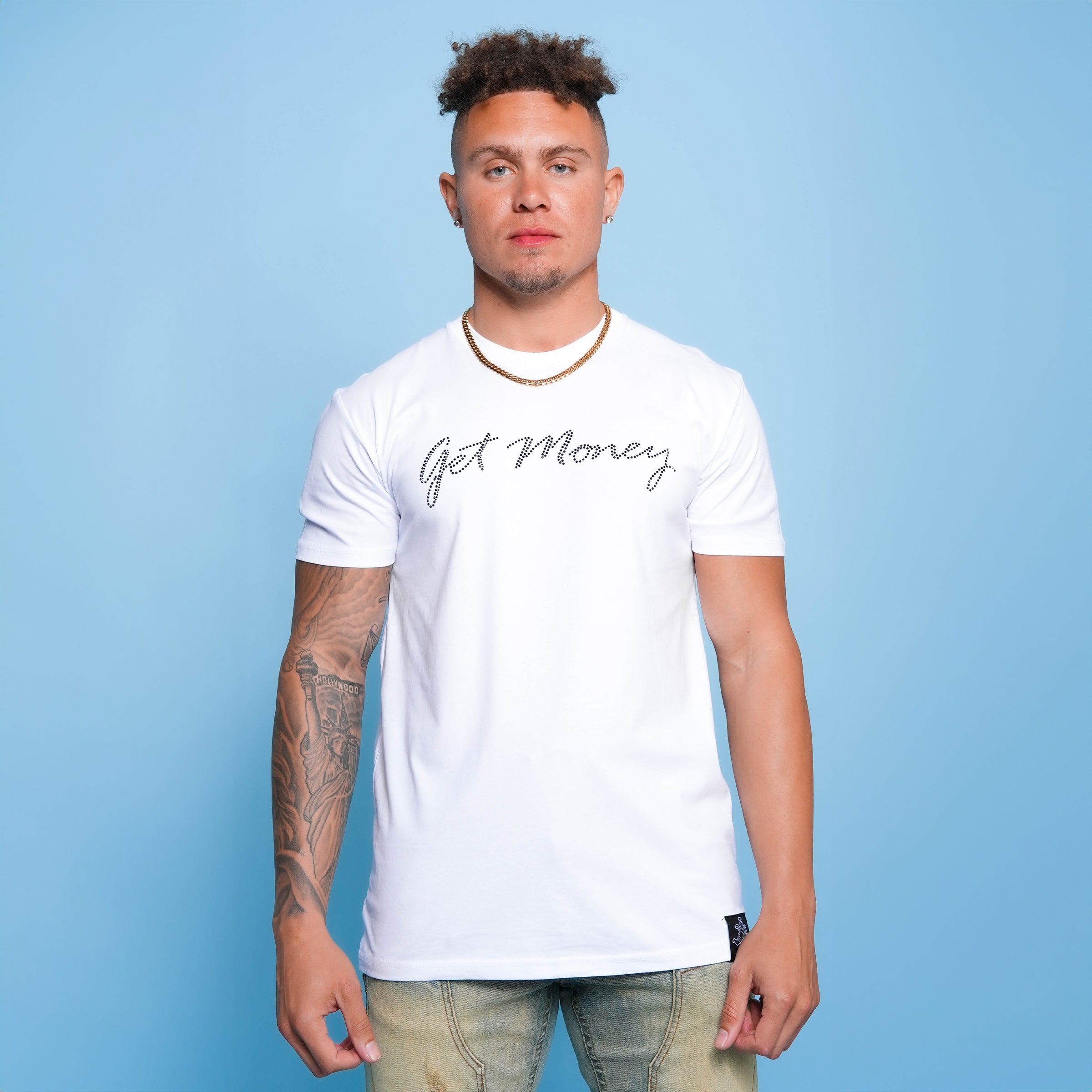 Get Money Black Rhinestone