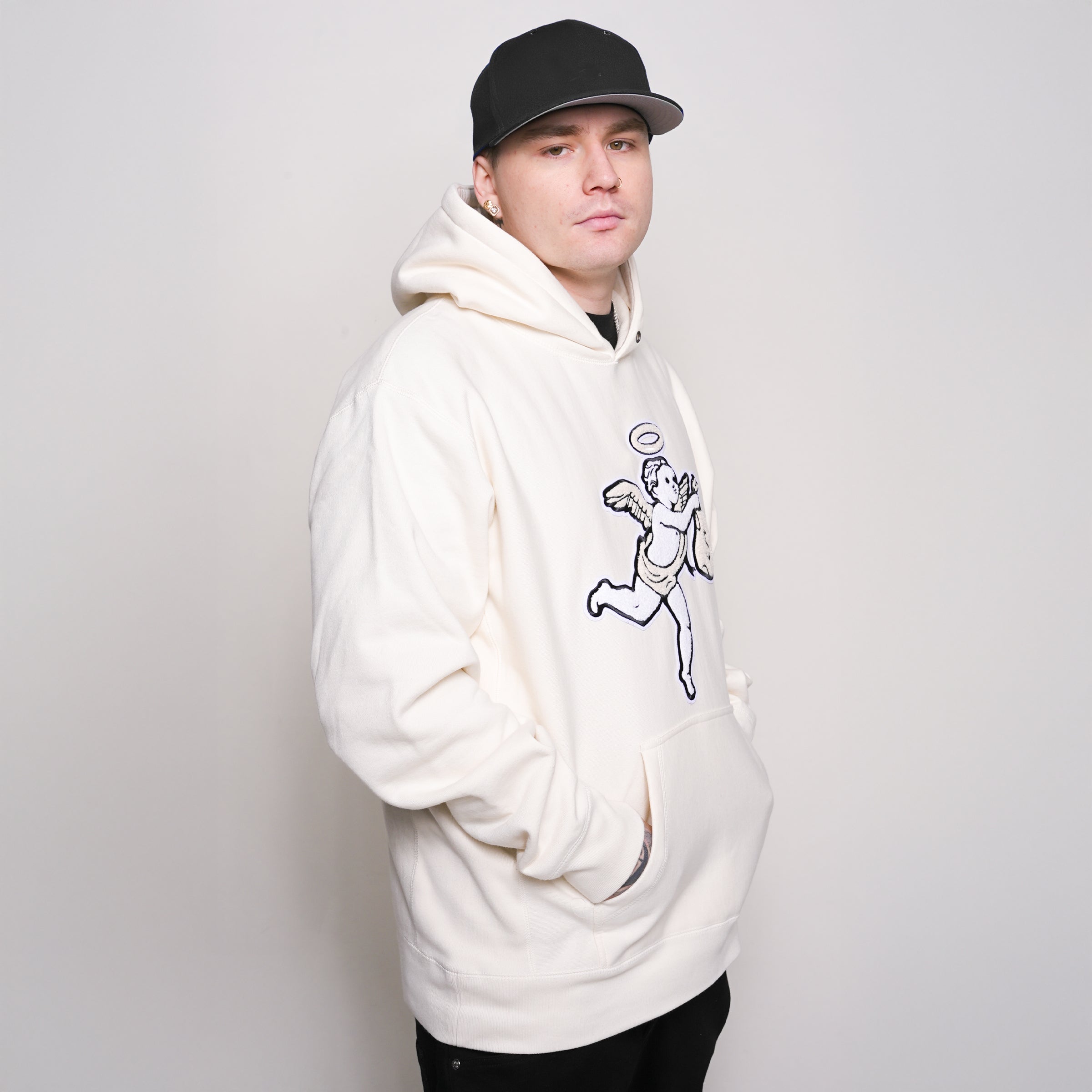 Halo Angel Chenille Hoodie