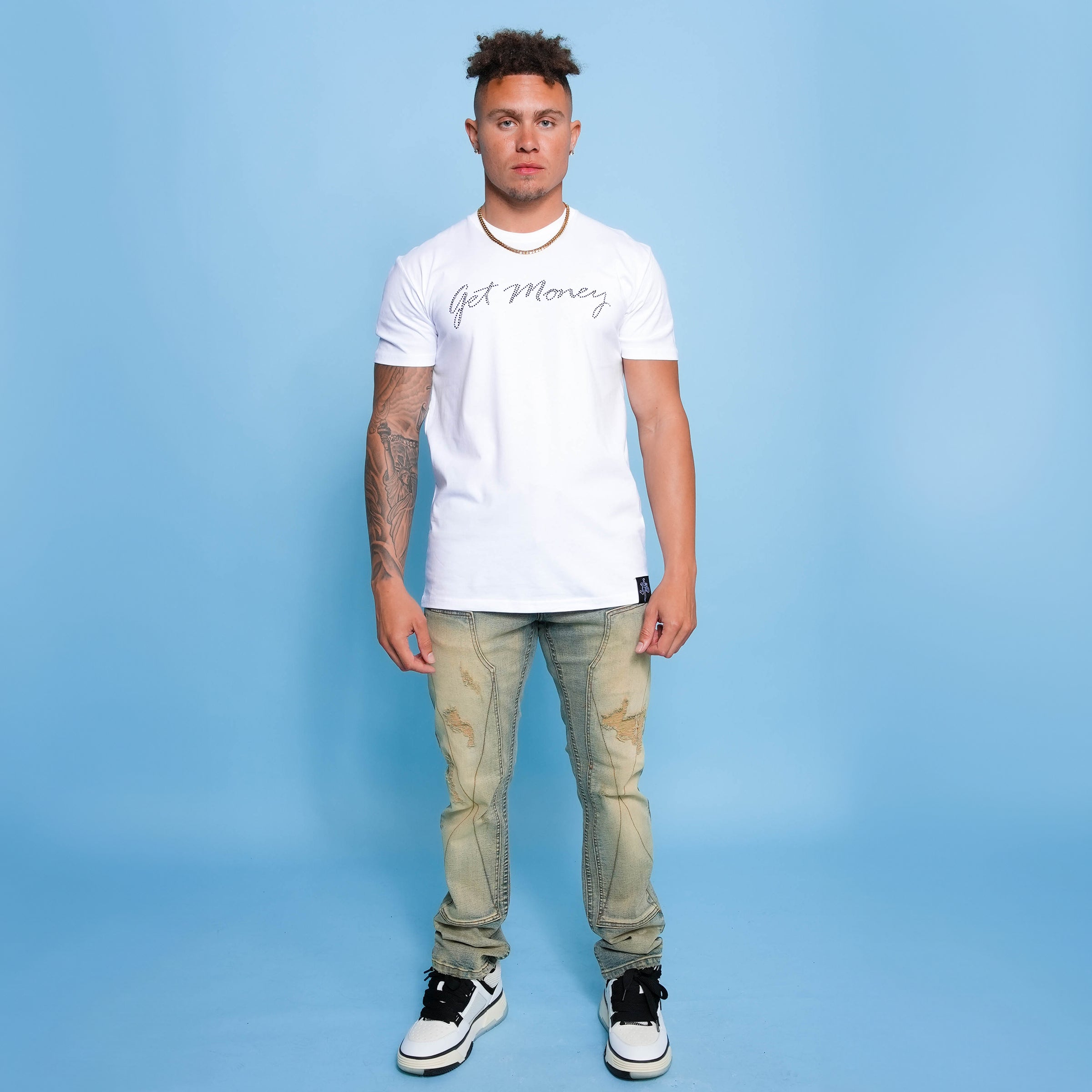 Get Money Black Rhinestone