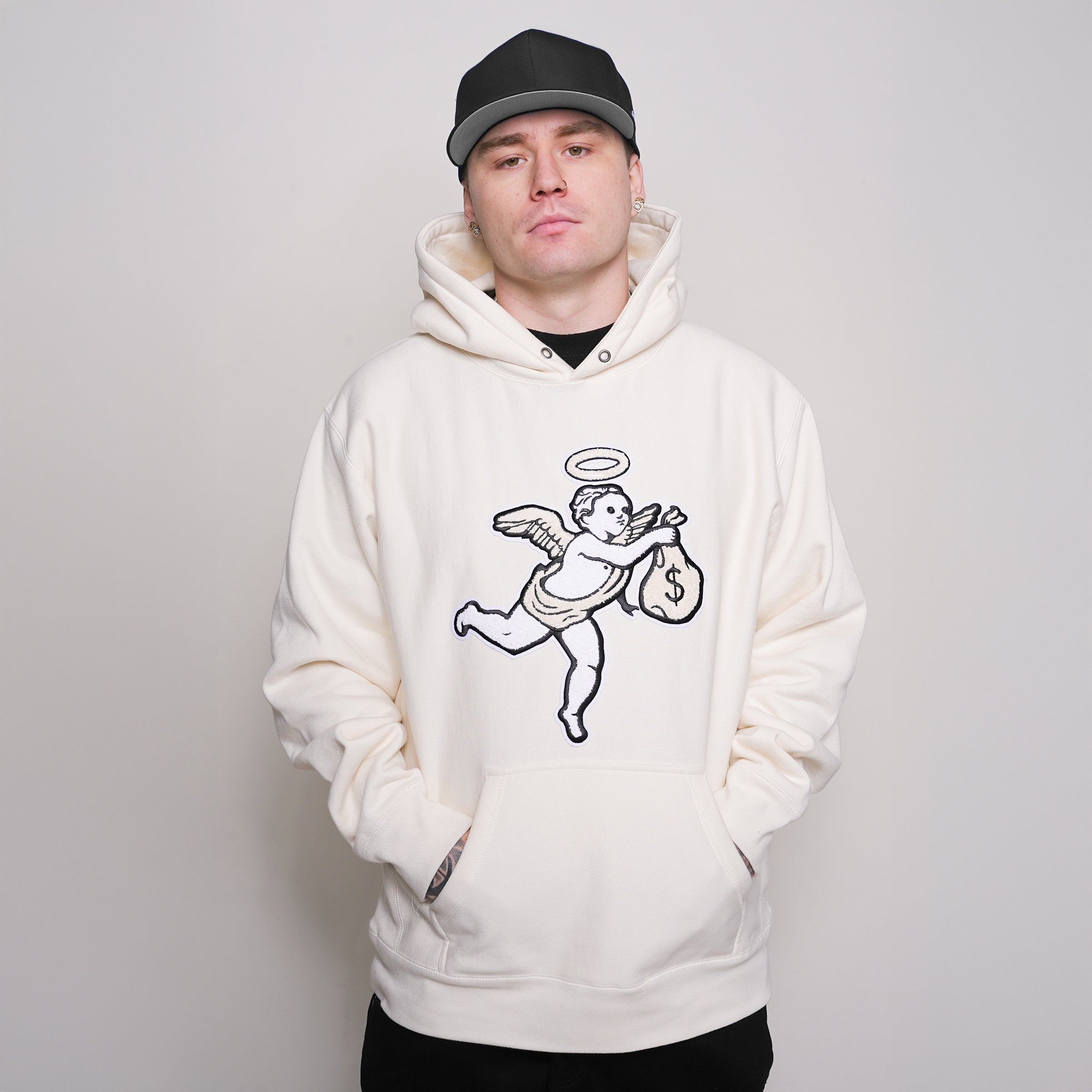 Halo Angel Chenille Hoodie
