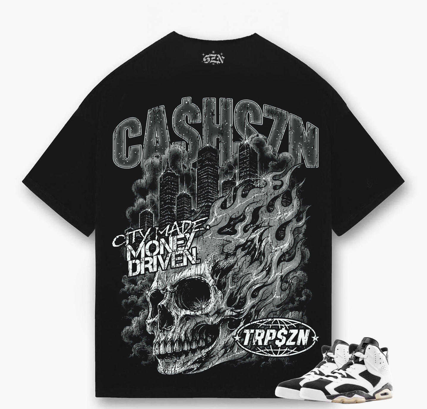 SZN - Money Driven - Black Tee