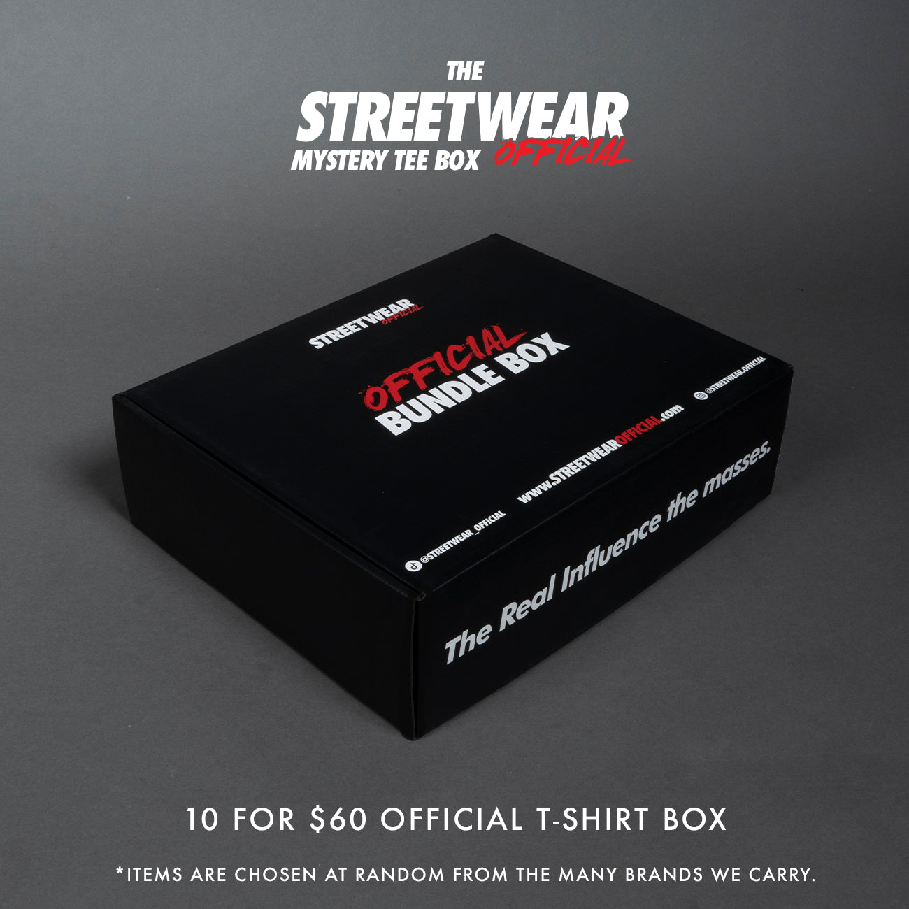 10 for $60 Mystery T-Shirt Box