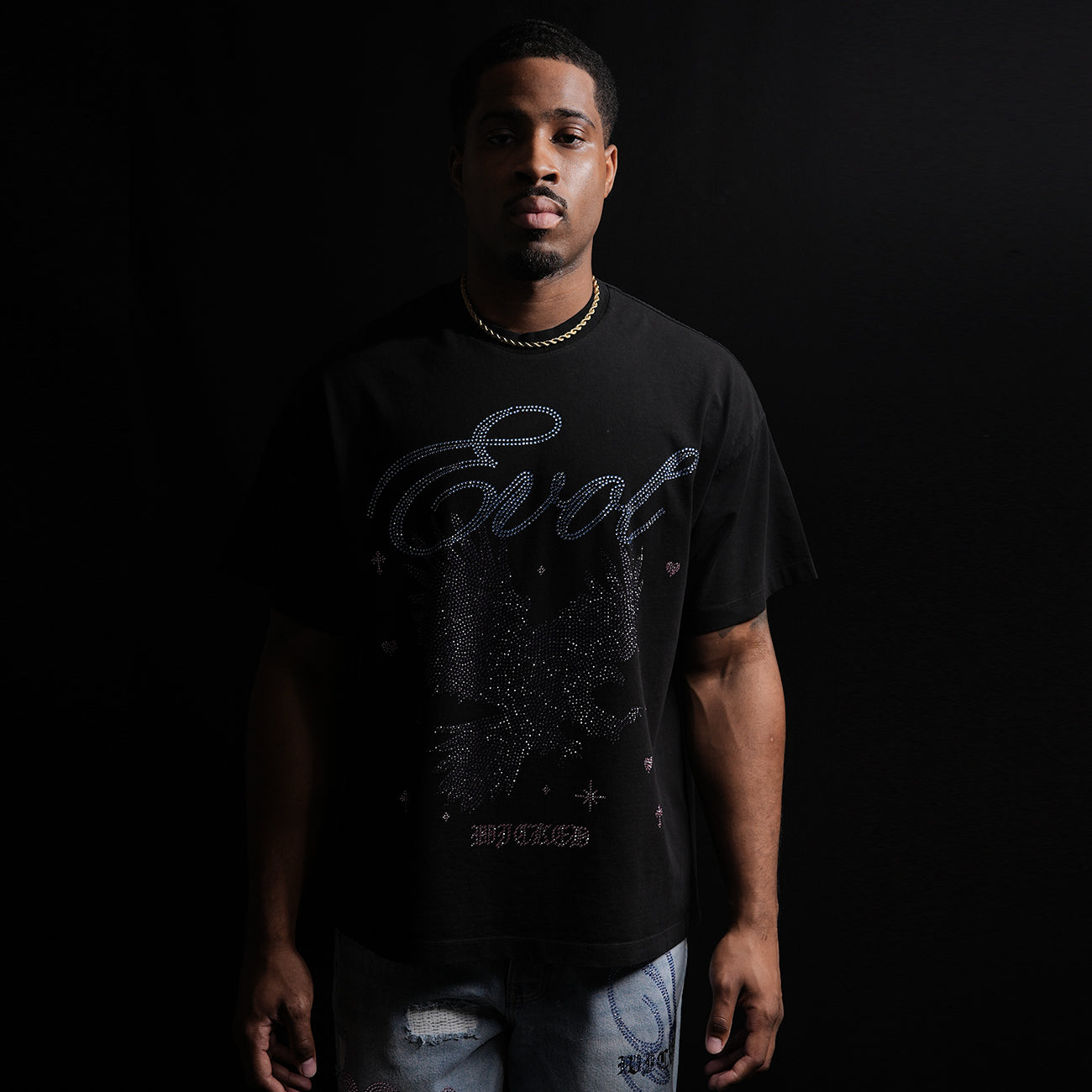 WICKED black Tee - BLACK
