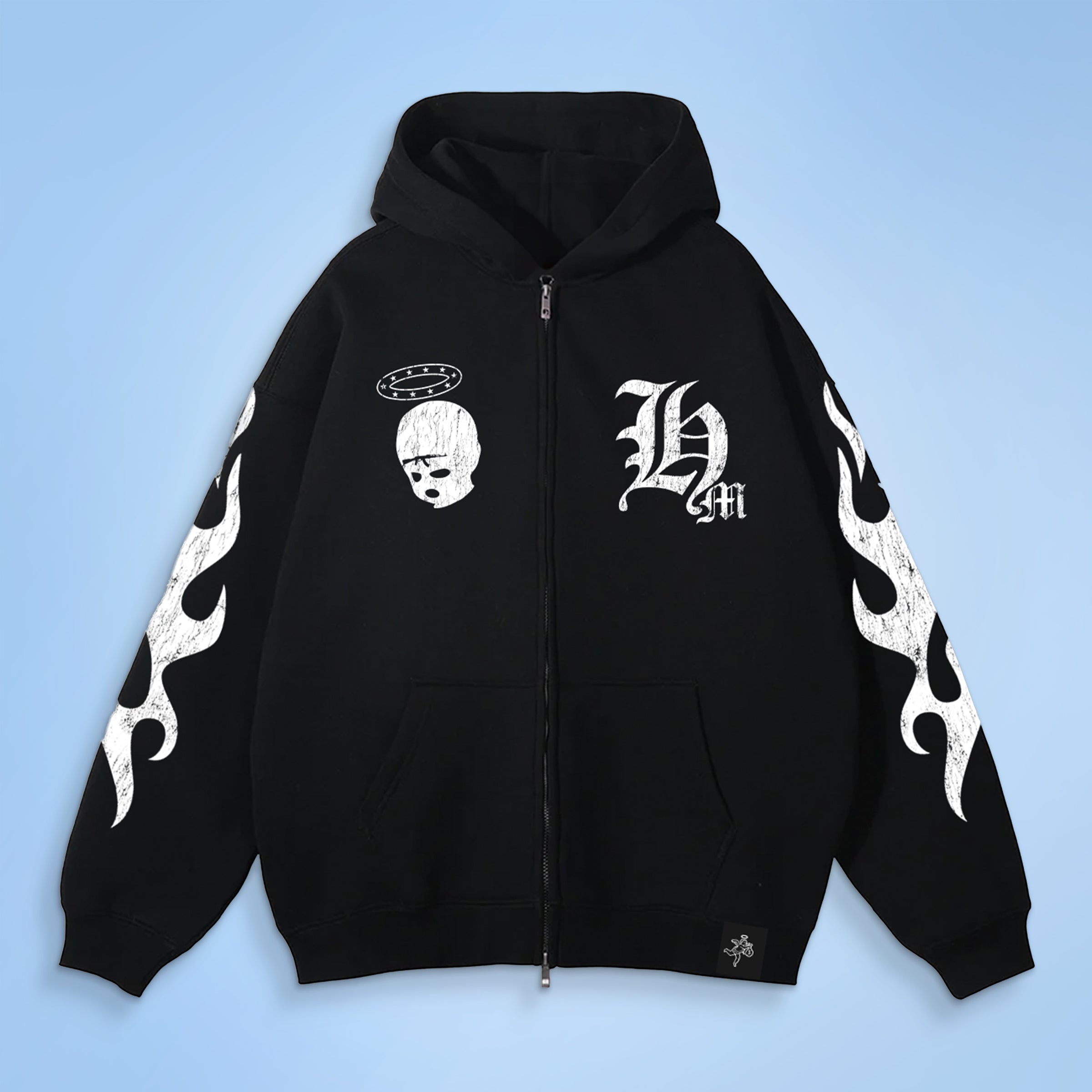 ISWID FLAMES F/B HOODIE (LW)