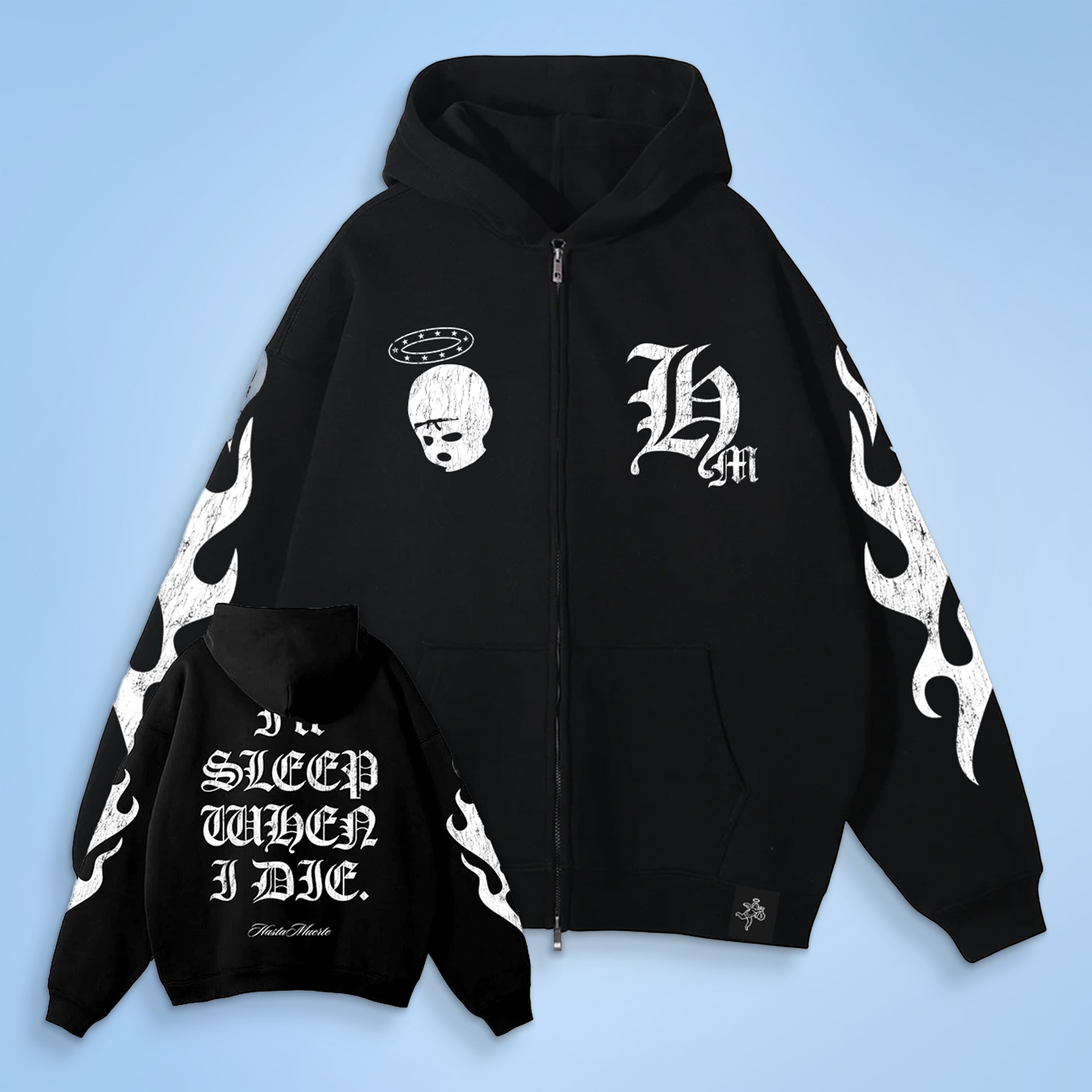 ISWID FLAMES F/B HOODIE (LW)