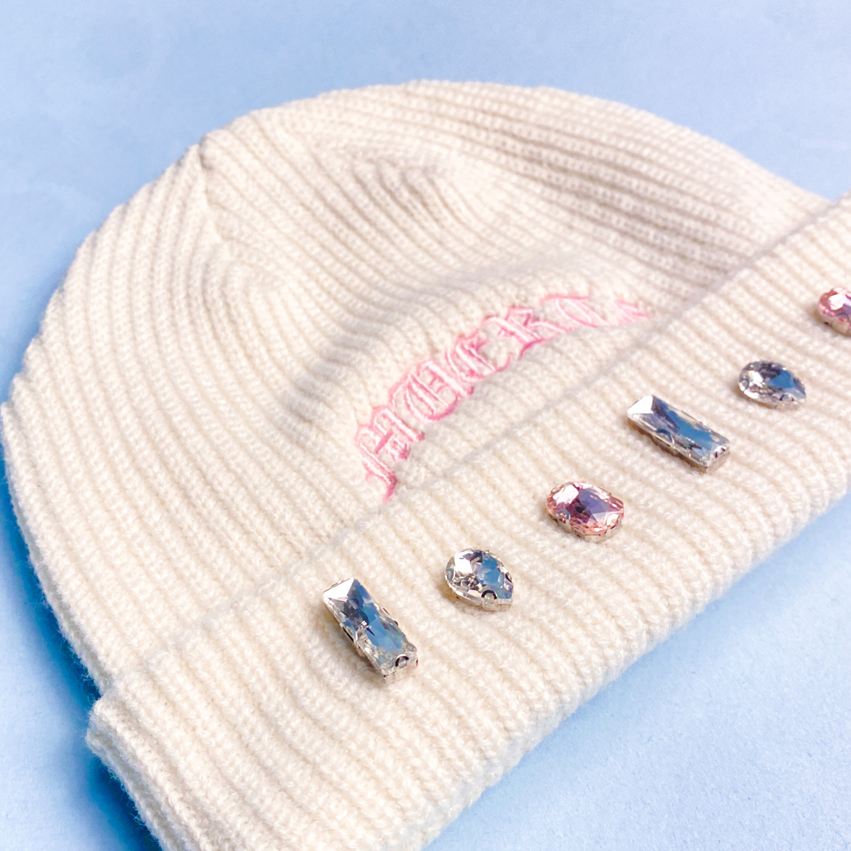 Crystal Muerte Beanie