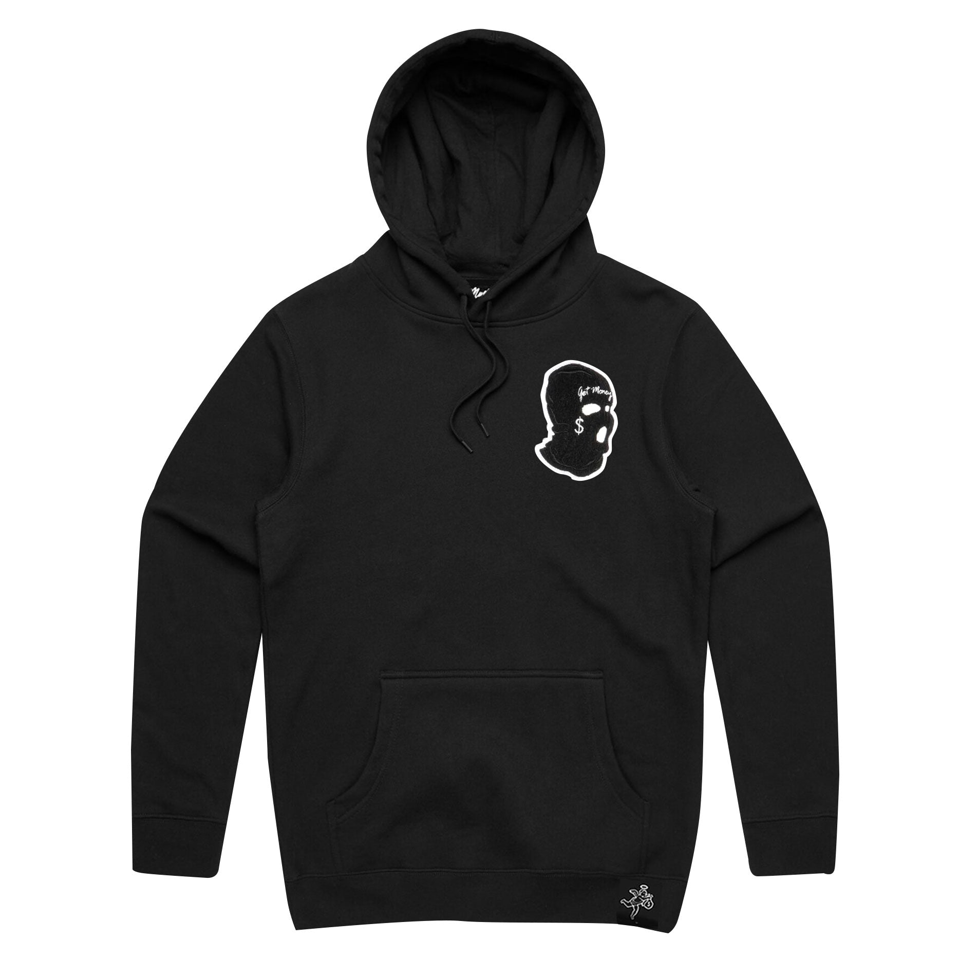 Ski Mask Chenille Patch Hoodie - HW