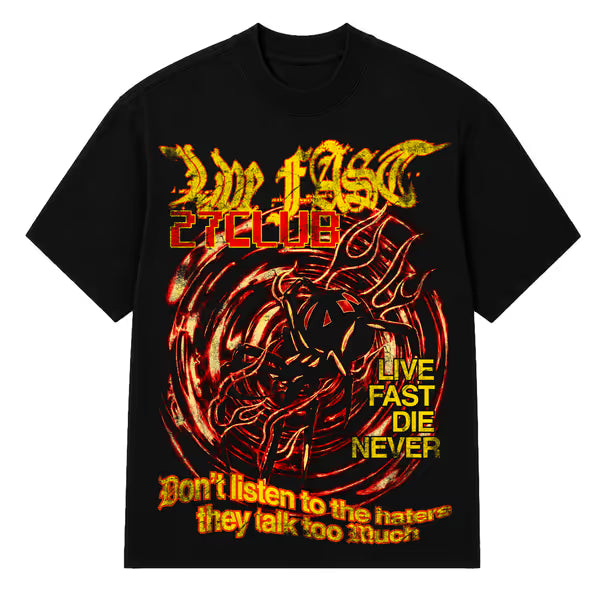 27 Club - Caught Feelings - Jet Black Tee