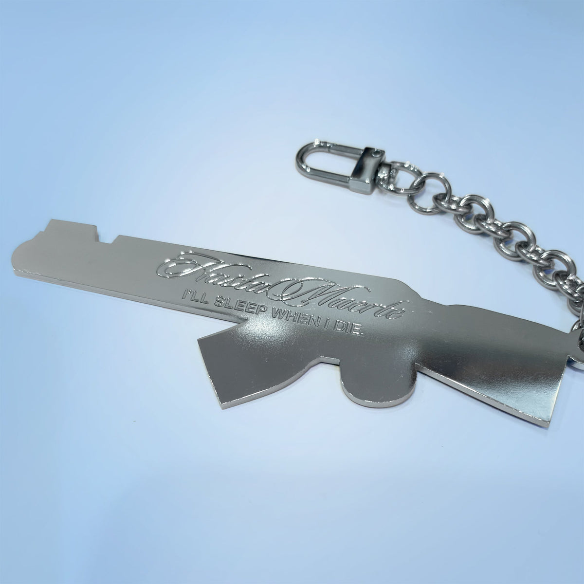 HM I’ll Sleep When I Die Metal Keychain