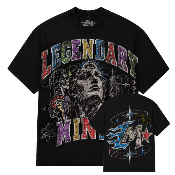 Legendary Minds - Creative Intelligence - Jet Black Tee