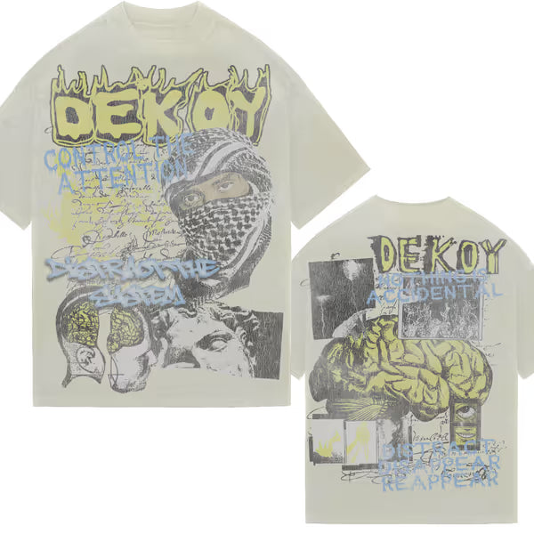 Dekoy - Distract The System - Vintage White Tee