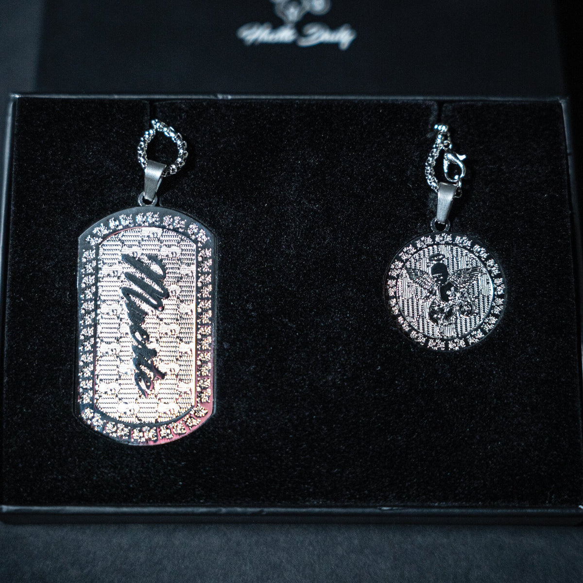 MM Angel Muerte Dog Tag & Coin Medallion
