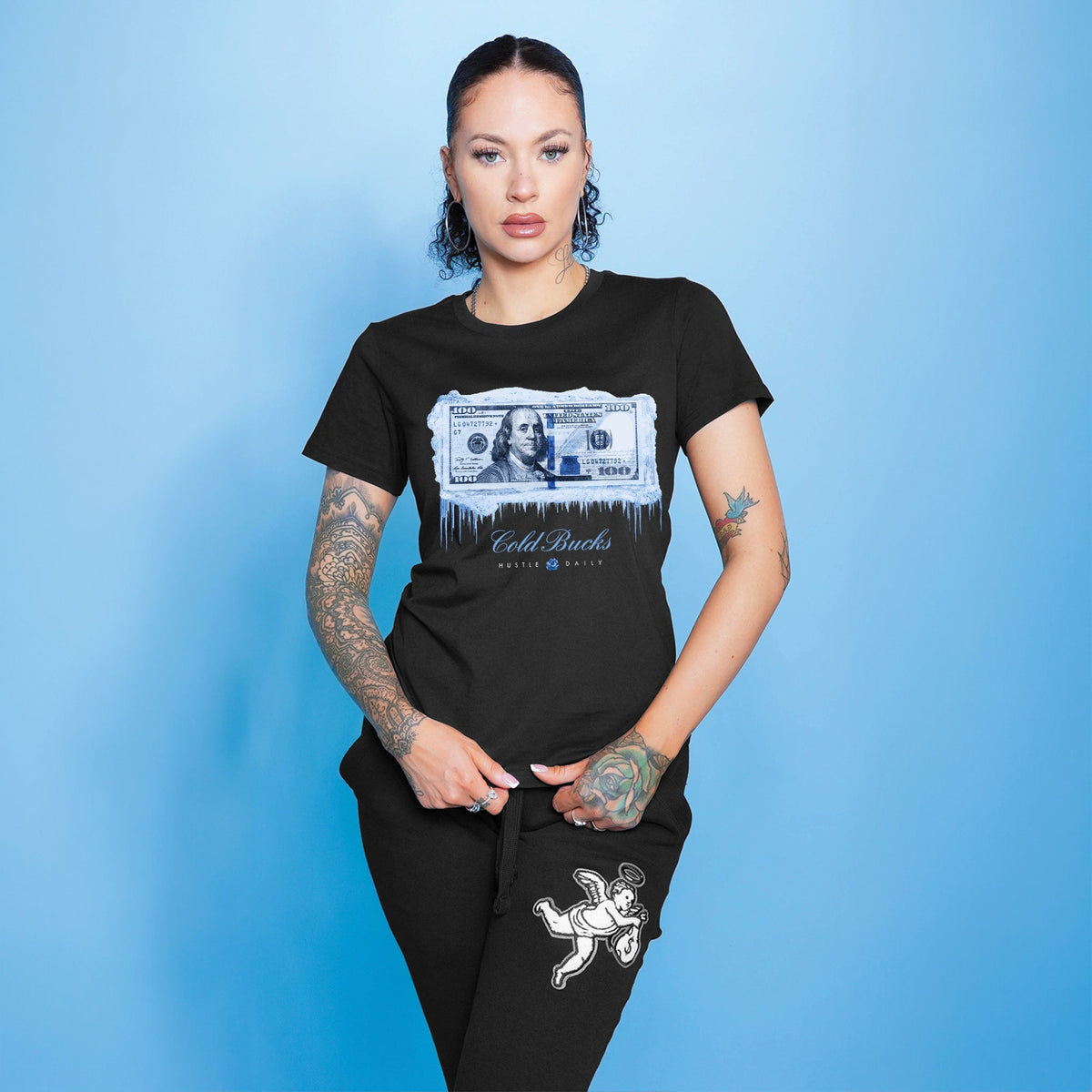 AJ1 UNC Cold Bucks - Women's Tee