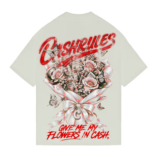 Cash Rules - Love Language - Stone Garment Wash Tee