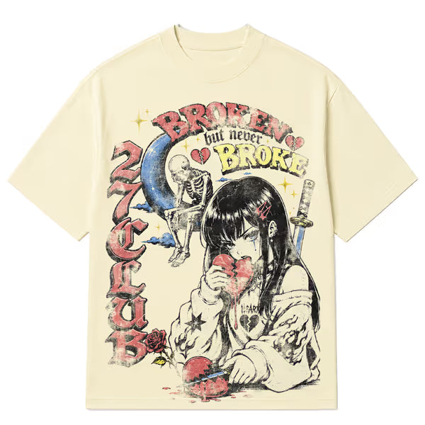 27 Club - Love Kills - Cream Tee