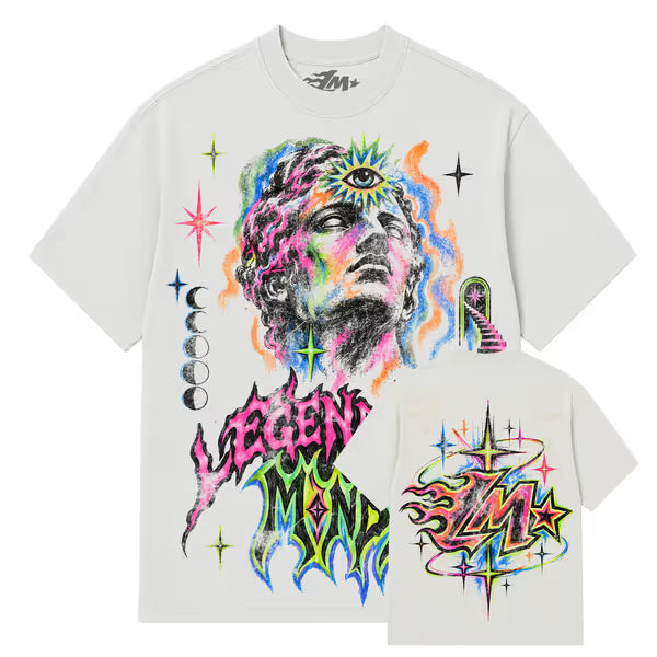 Legendary Minds - Mental Expansion - Stone Garment Dye Tee