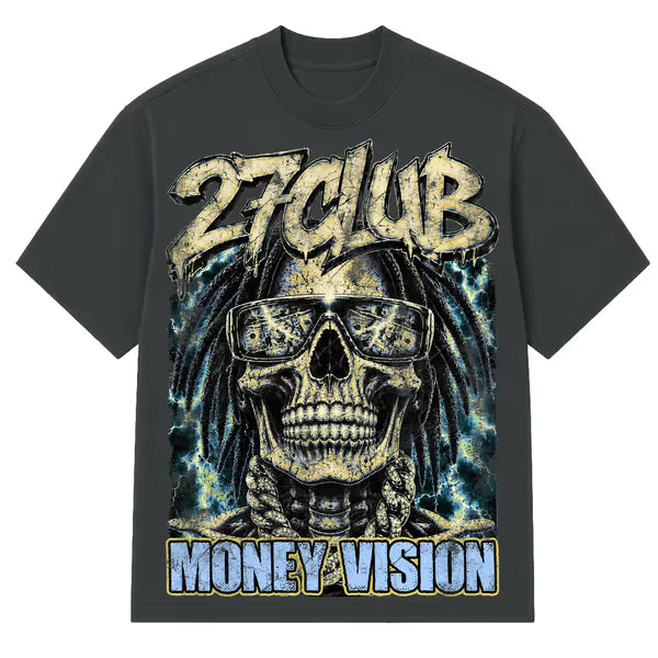 27 Club - Million Dollar Vision - Vintage Black Tee