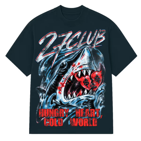 27 Club - Never Fed Enough - Navy Tee