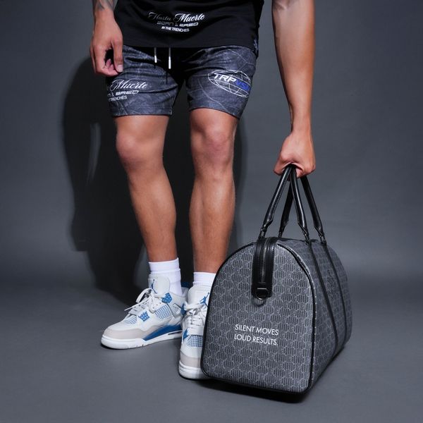 HM MM Pattern Duffle Bag