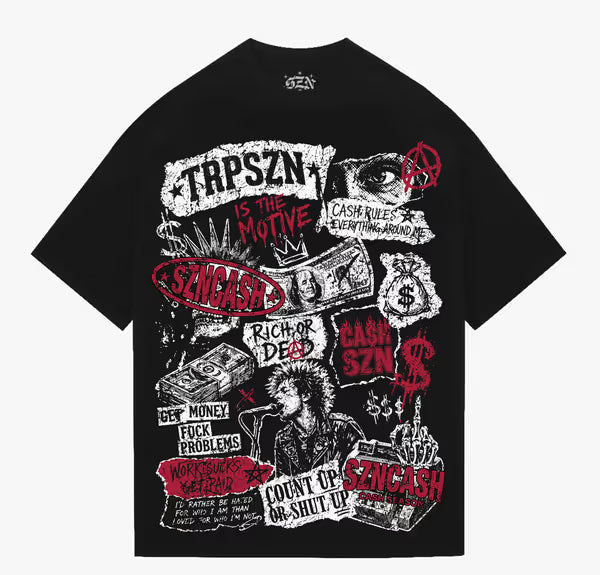 SZN -  Ruthless Dreams - Black Tee