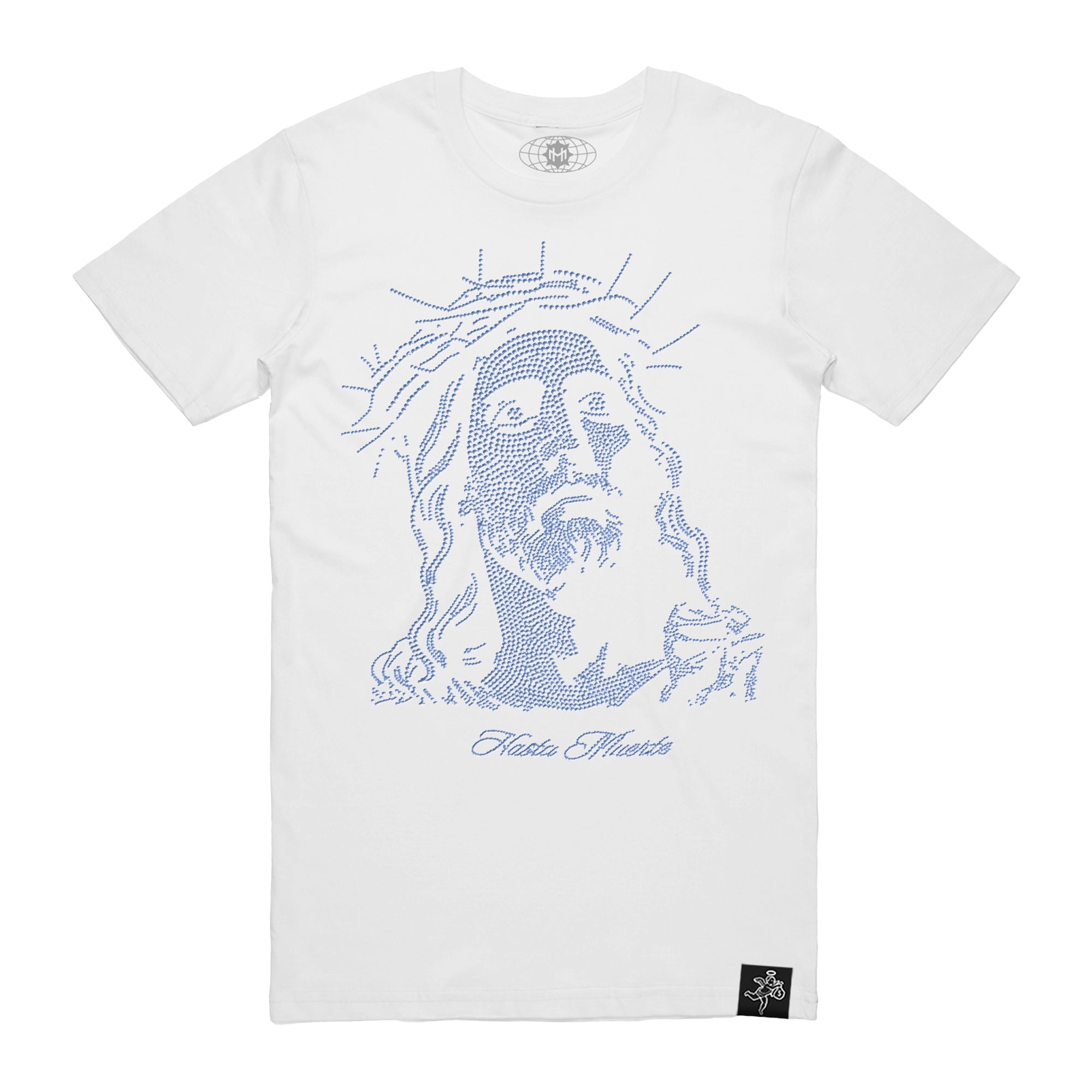 HM Jesus Rhinestone - BLUE