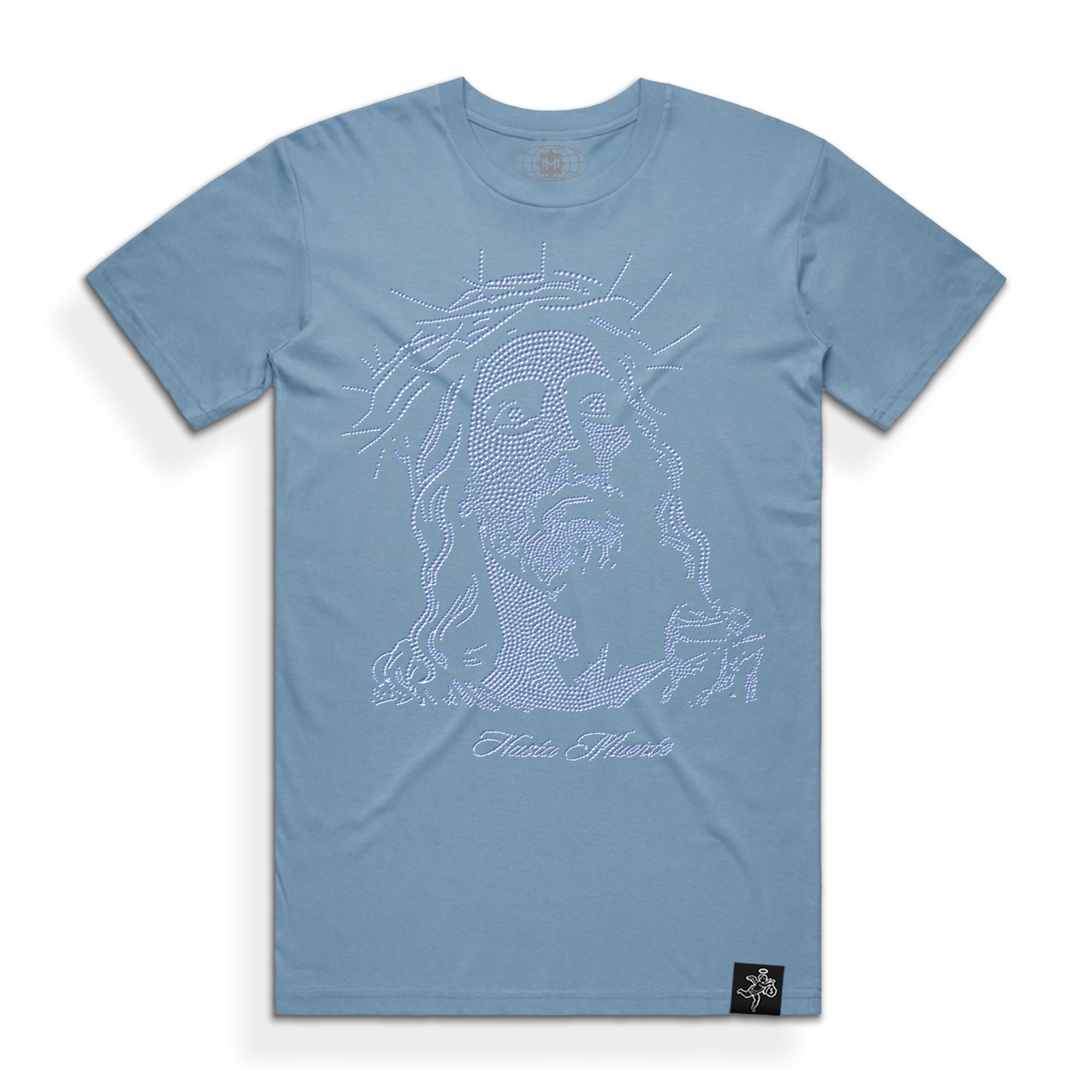 HM Jesus Rhinestone - BLUE