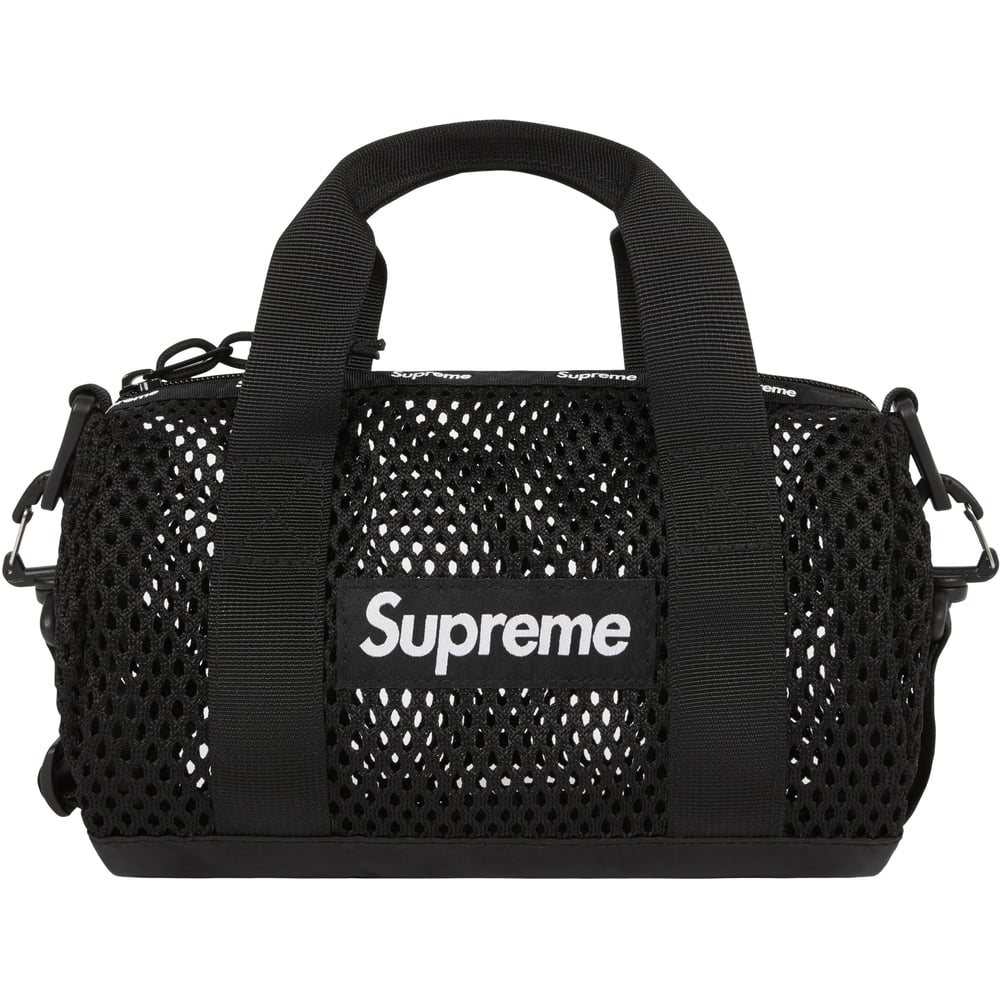 Supreme Mesh Mini Duffle Bag (SS23)- Black