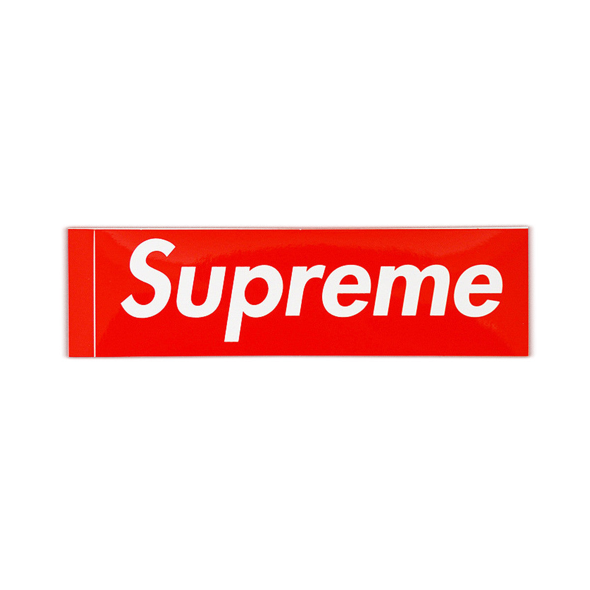 Supreme Box Logo Sticker - Red