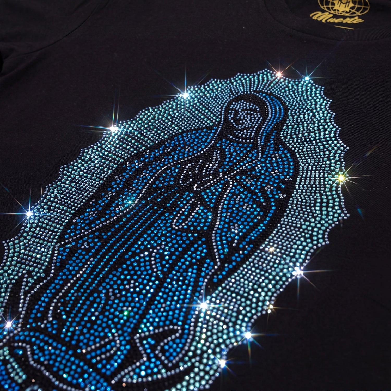 La Reina VM Blue Rhinestone Tee