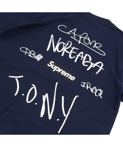 Supreme Capone & Noreaga Tee- Navy