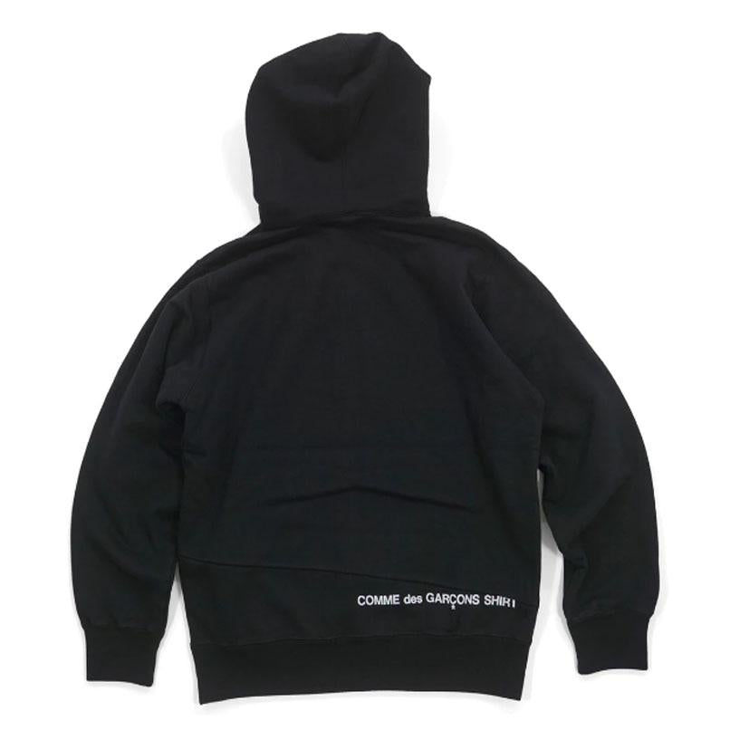 Supreme Comme des Garcons Split Box Logo Hooded Sweatshirt (black)