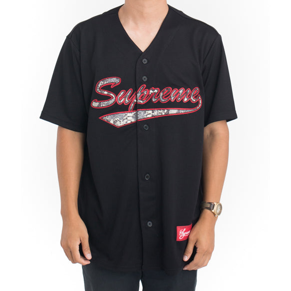 Supreme Snake Script Logo jersey