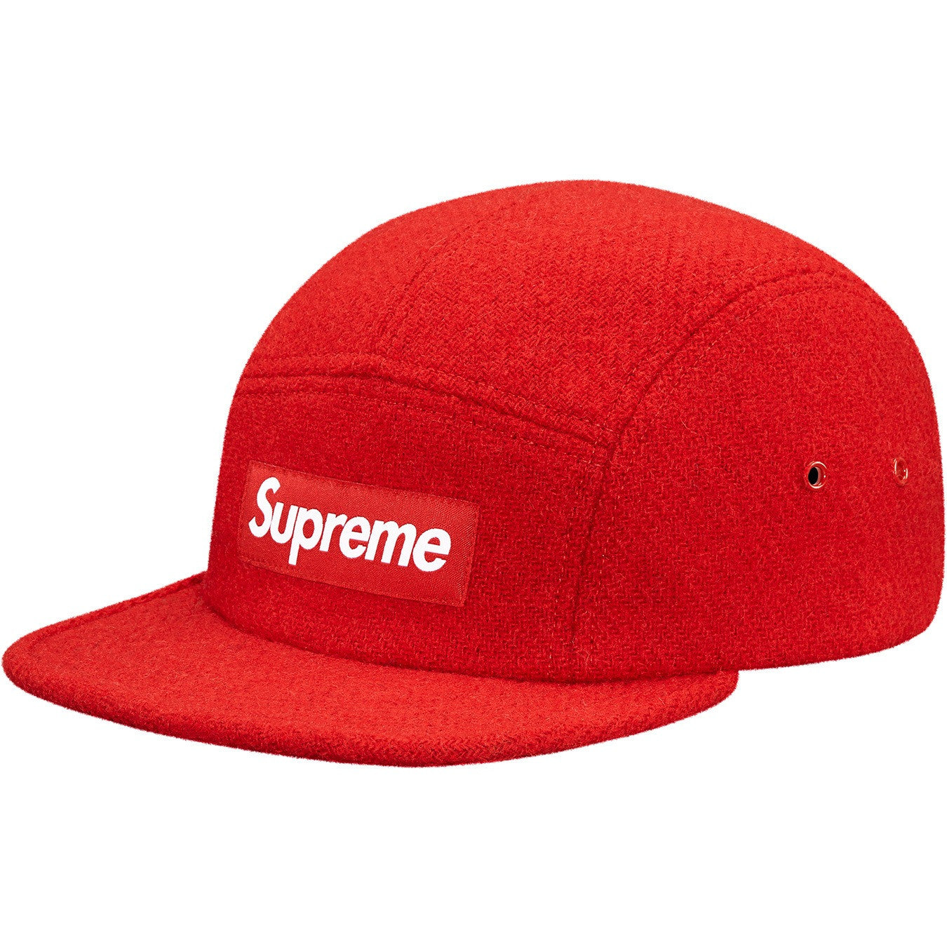 Supreme Harris Tweed Camp Cap (RED)