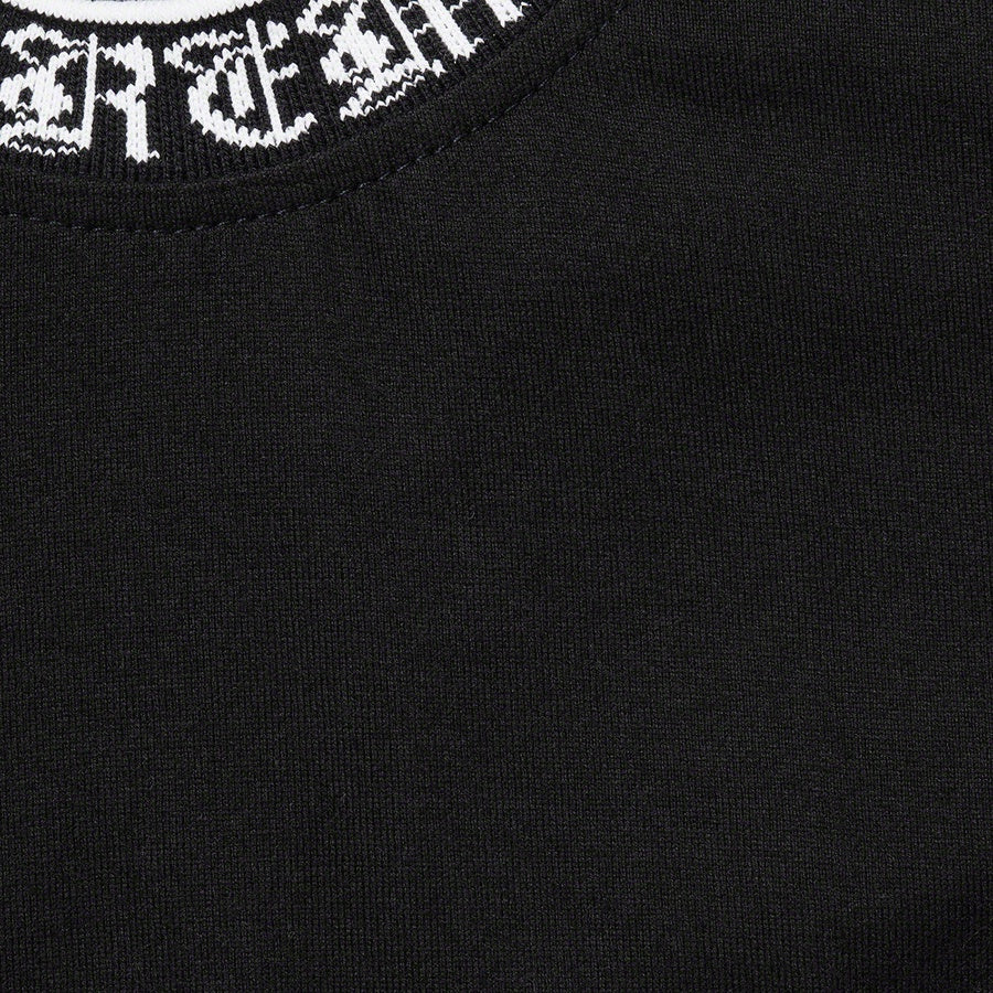 Supreme Old English Collar Logo L/S Top- Black