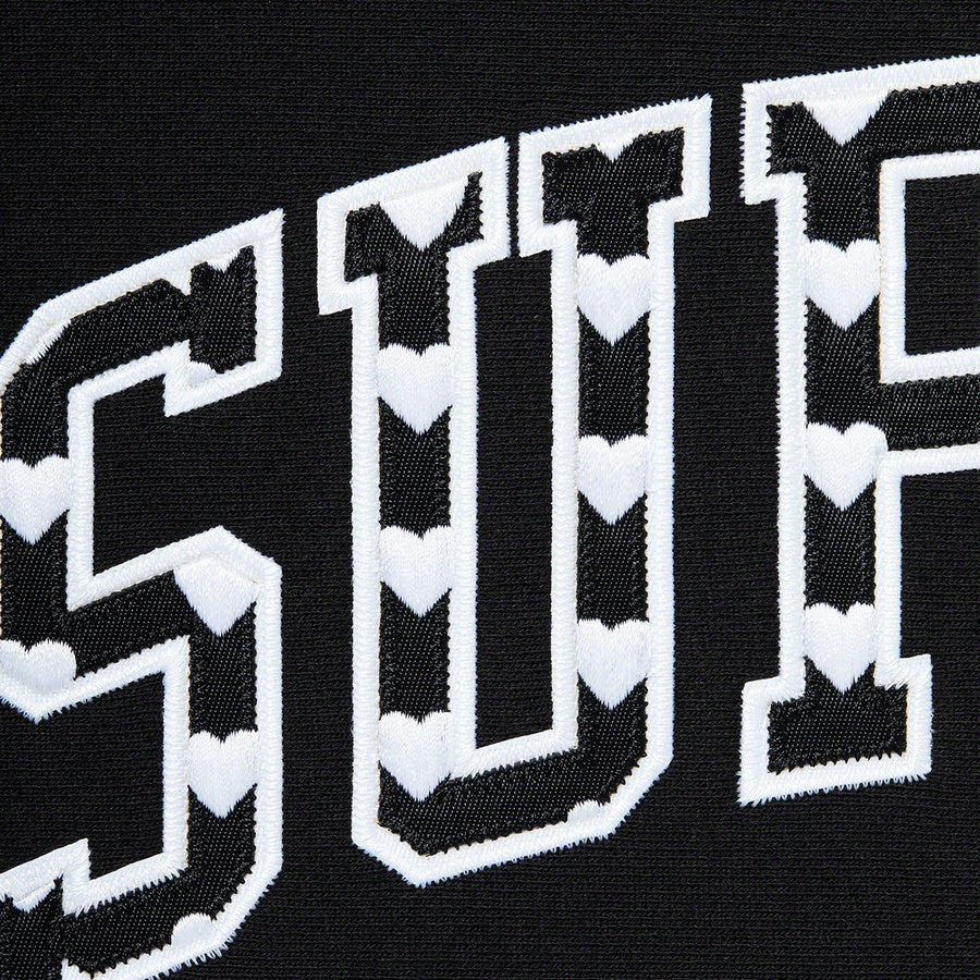 Supreme Hearts Arc Hooded Sweatshirt- Black