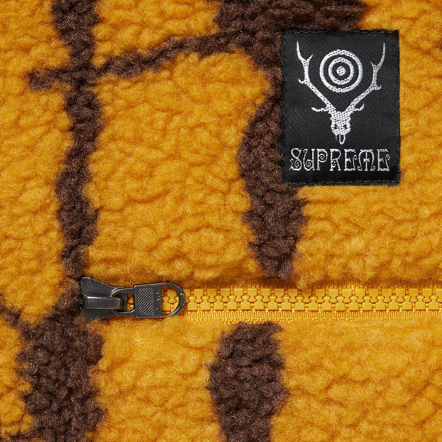 Supreme®/SOUTH2 WEST8 Fleece Jacket- Mustard