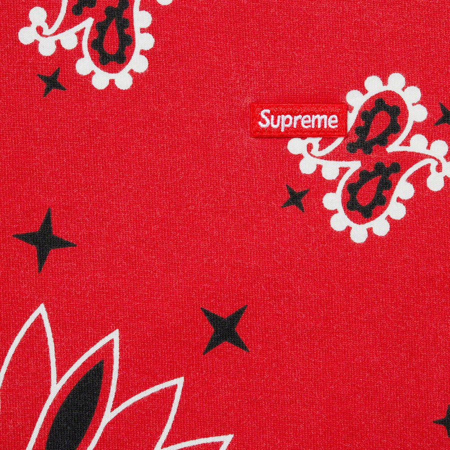 Supreme Small Box Tee (SS21)- Red Bandana