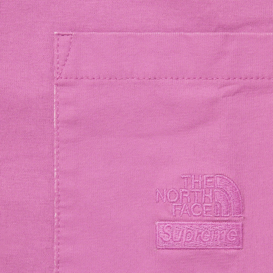 Supreme®/The North Face® Pigment Printed Pocket Tee- Pink