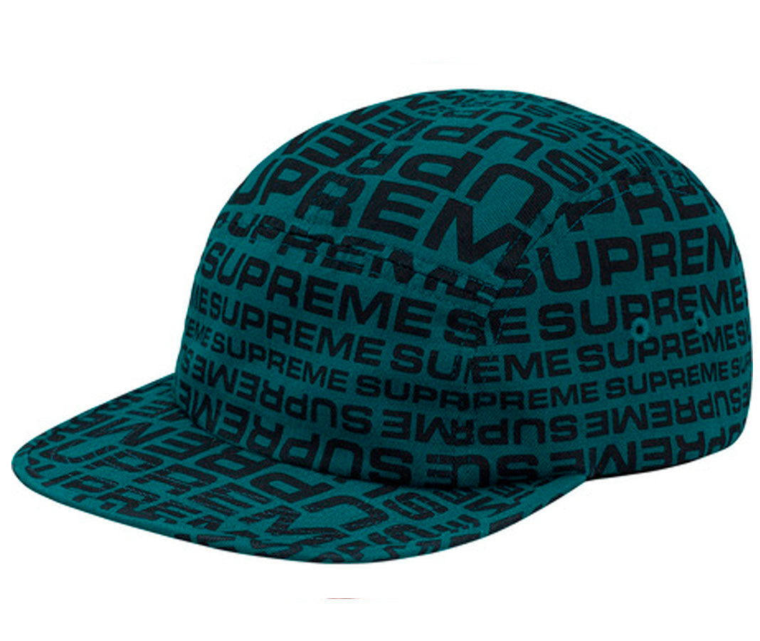 Supreme Repeater Camp Cap- Teal