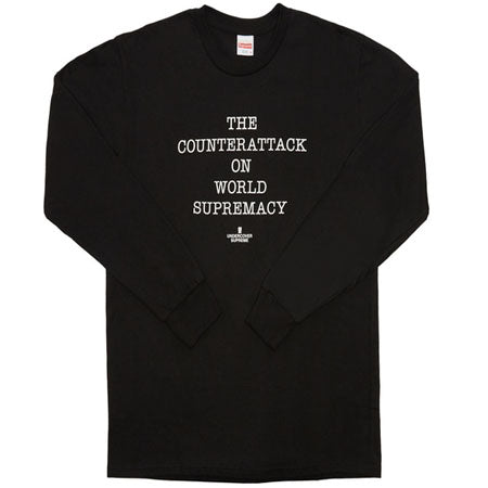 Supreme UNDERCOVER/Public Enemy Counterattack L/S Tee- Black