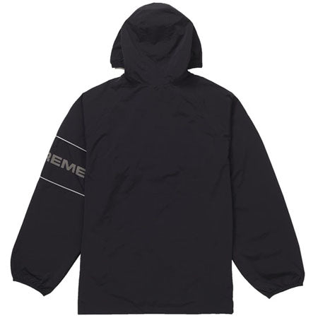 Supreme Nylon Ripstop Hooded Pullover- Black